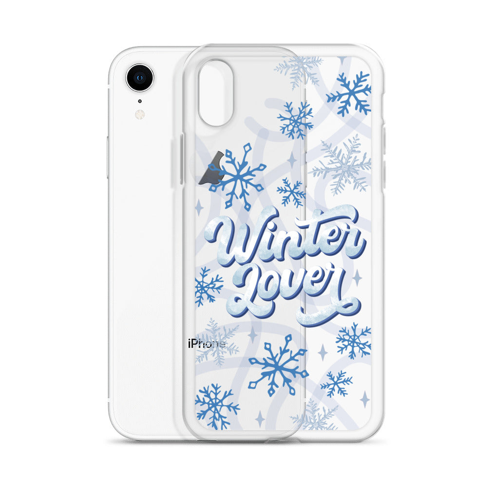 Winter Lover Clear Case for iPhone