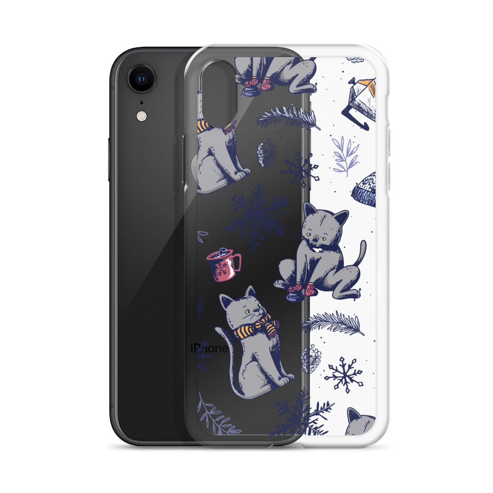 Winter Seasonal Clear Case for iPhone