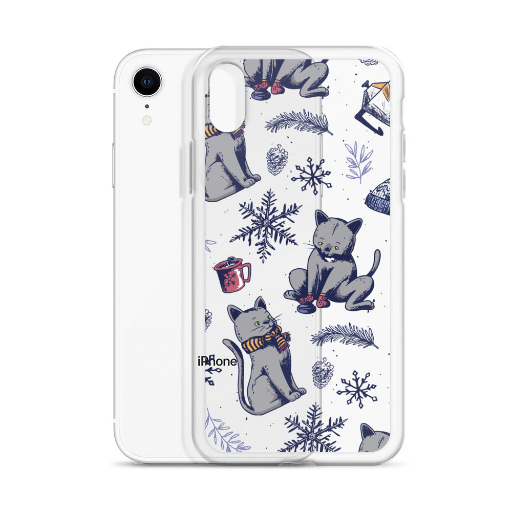 Winter Seasonal Clear Case for iPhone