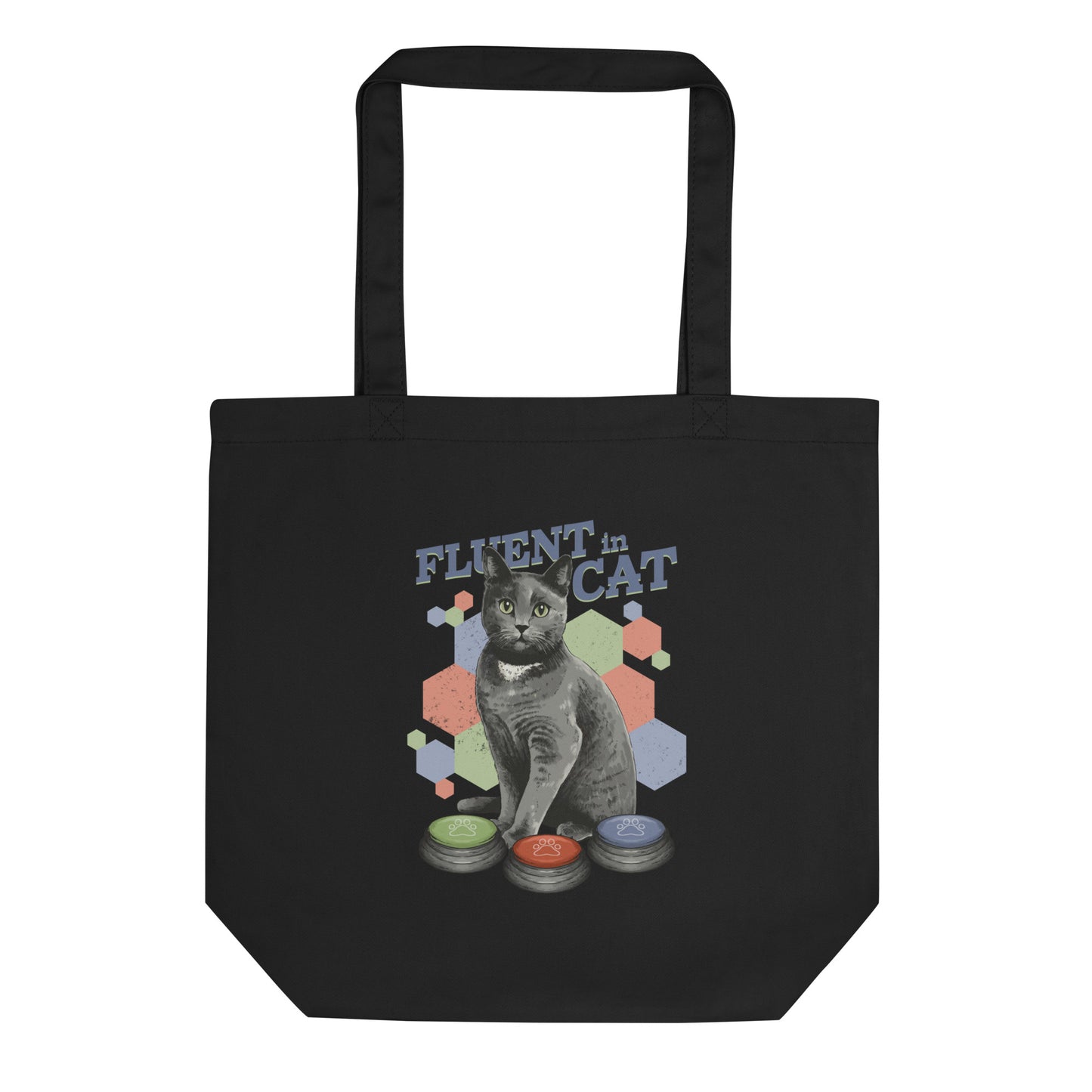 Fluent in Cat Eco Tote Bag