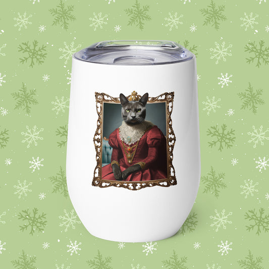 Queen Winter Wine Tumbler