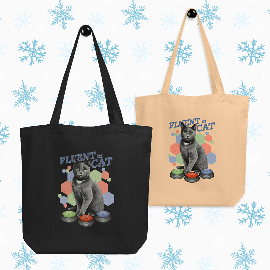 Fluent in Cat Eco Tote Bag