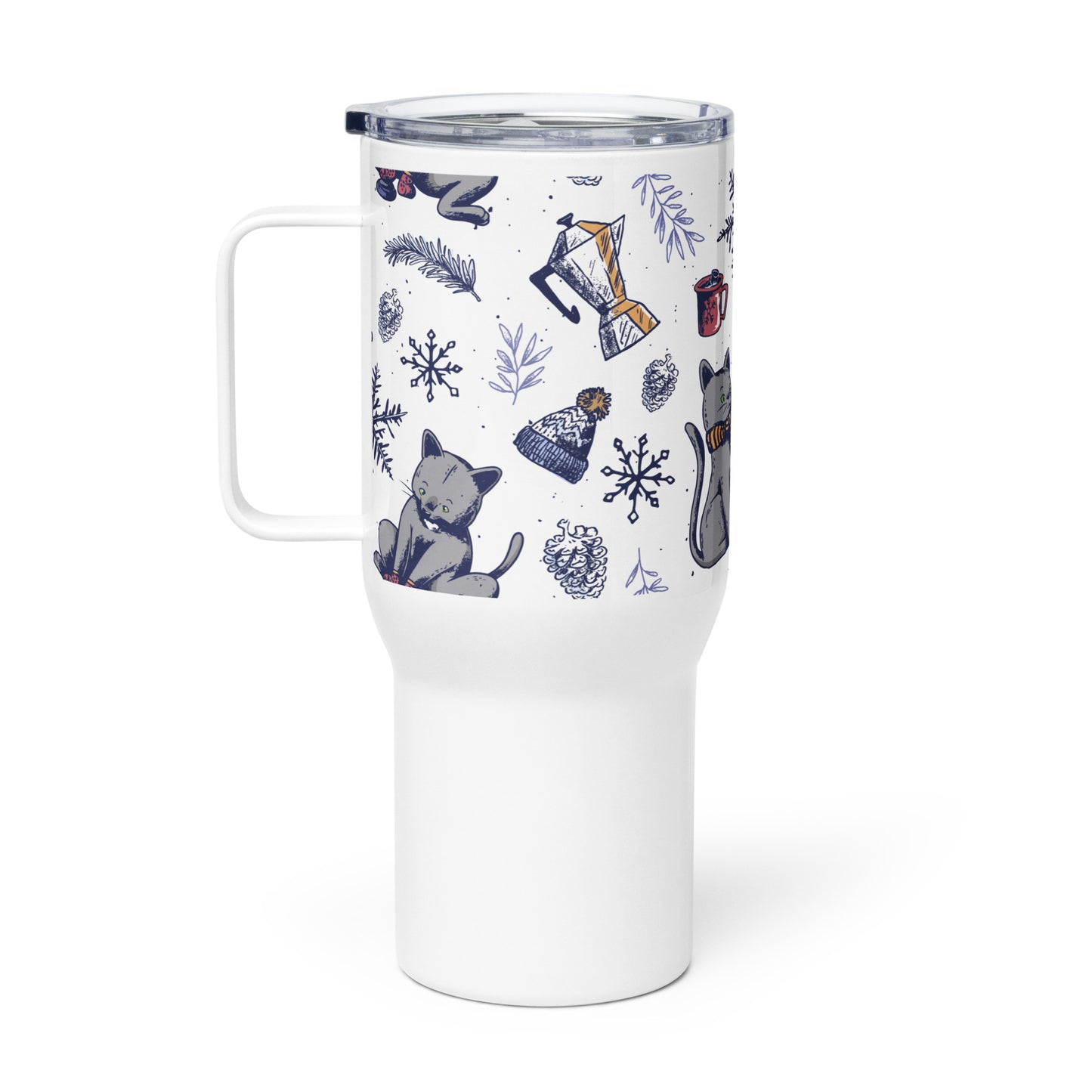 Winter Seasonal Travel Mug