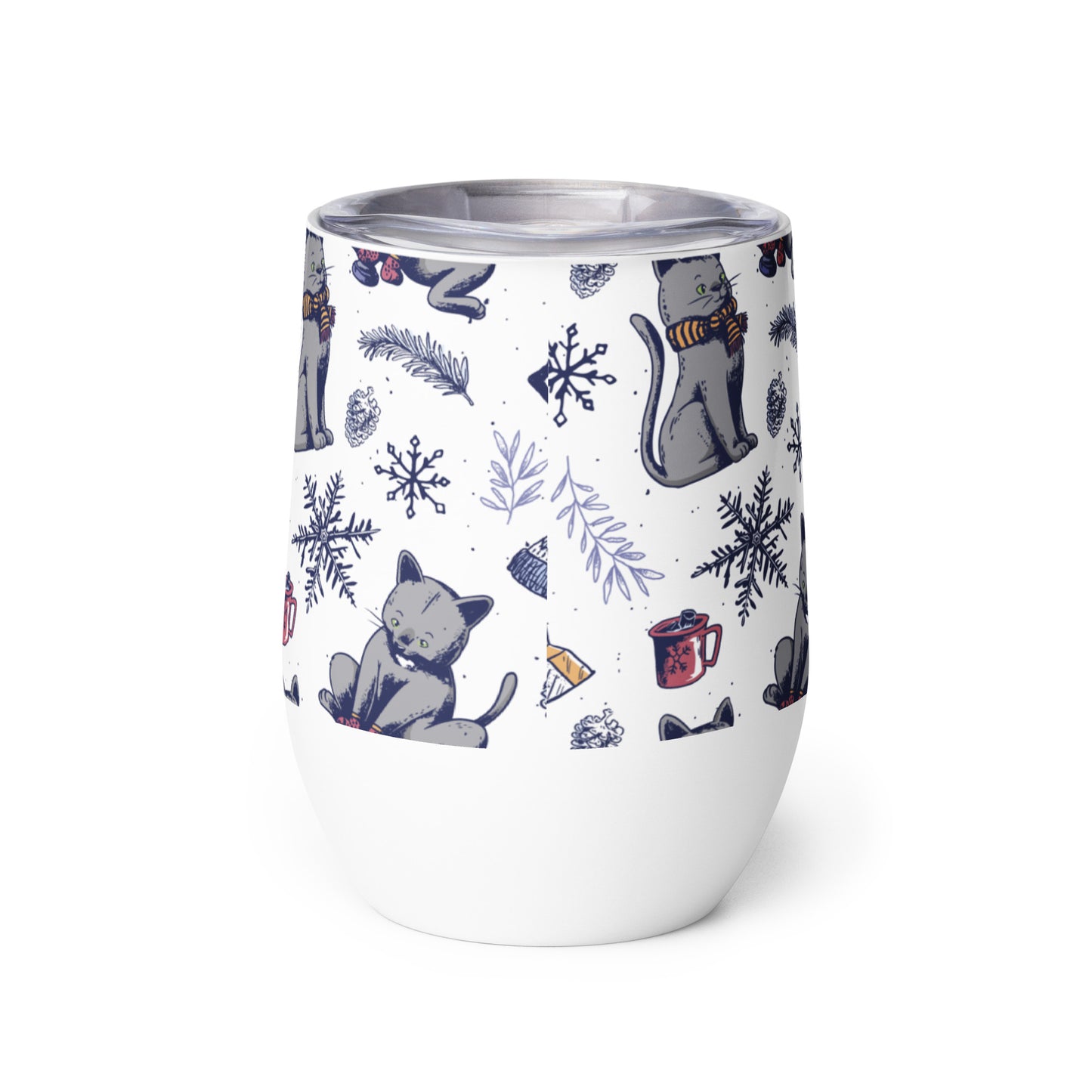 Winter Seasonal Wine Tumbler