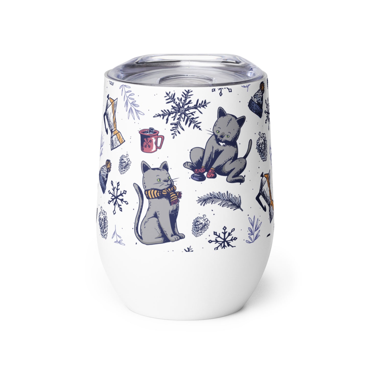 Winter Seasonal Wine Tumbler