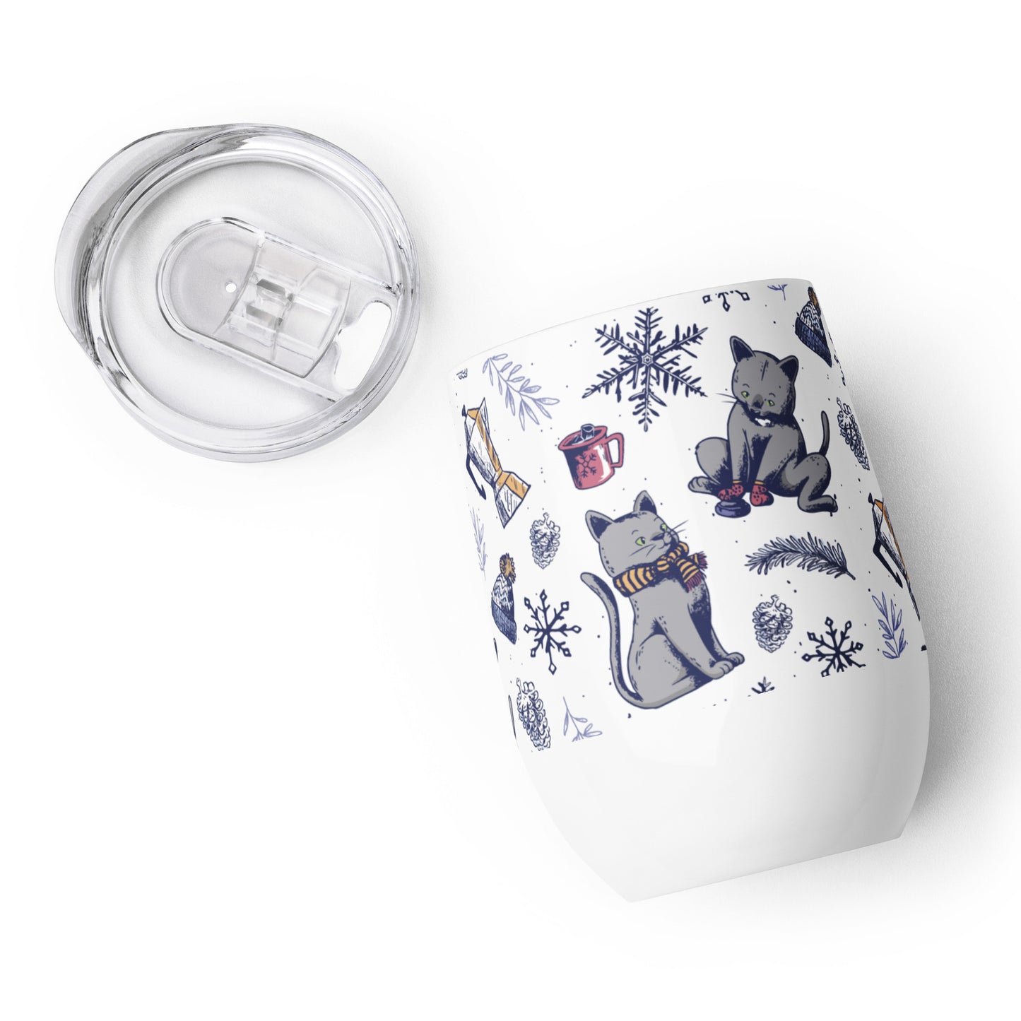 Winter Seasonal Wine Tumbler