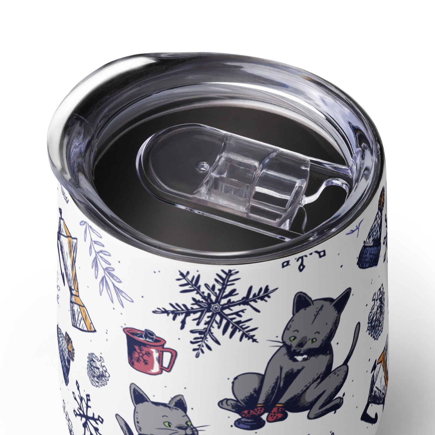 Winter Seasonal Wine Tumbler